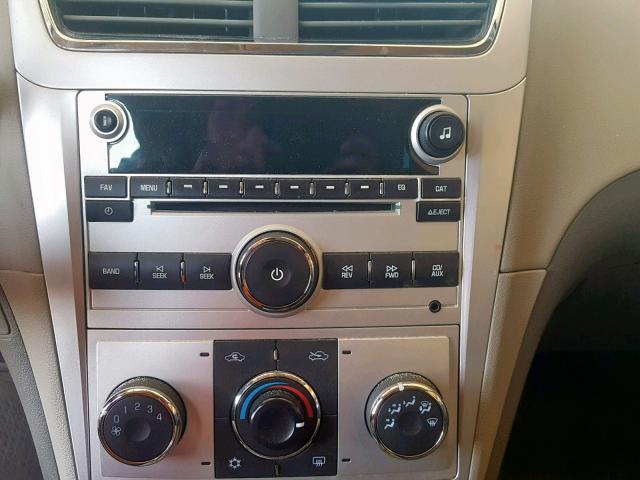 1G1ZB5EBXAF121974 - 2010 CHEVROLET MALIBU LS WHITE photo 9