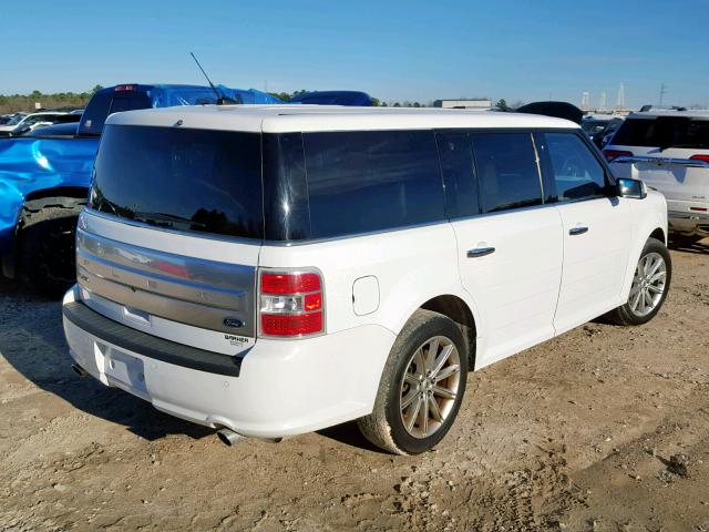 2FMGK5D84HBA00840 - 2017 FORD FLEX LIMIT WHITE photo 4