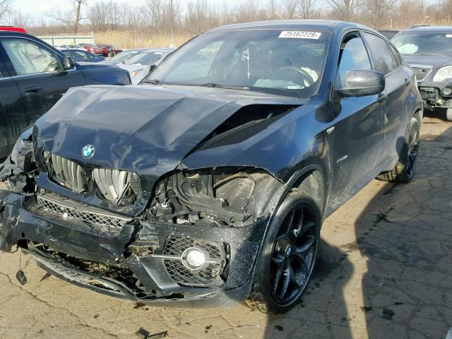 5UXFG8C56BLZ95573 - 2011 BMW X6 XDRIVE5 BLACK photo 2