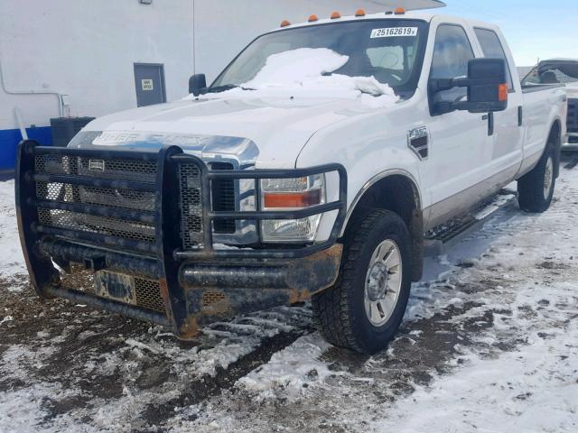 1FTWW31R88EB54798 - 2008 FORD F350 SRW S WHITE photo 2