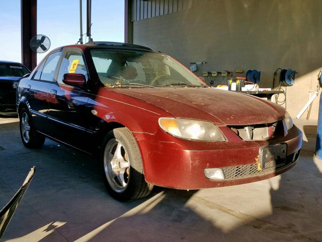 JM1BJ225521614307 - 2002 MAZDA PROTEGE DX RED photo 1