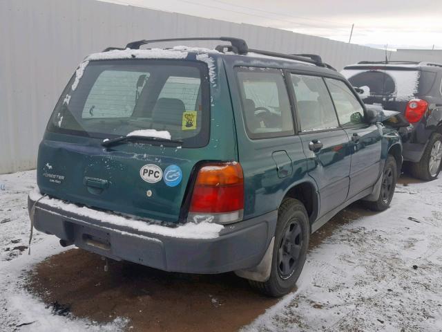 JF1SF6355XG739051 - 1999 SUBARU FORESTER L GREEN photo 4