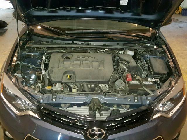 2T1BURHE1GC527448 - 2016 TOYOTA COROLLA L GRAY photo 7