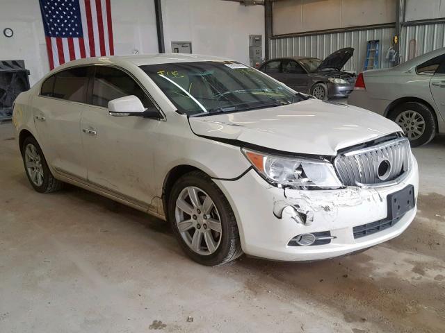 1G4GC5EDXBF339262 - 2011 BUICK LACROSSE C WHITE photo 1