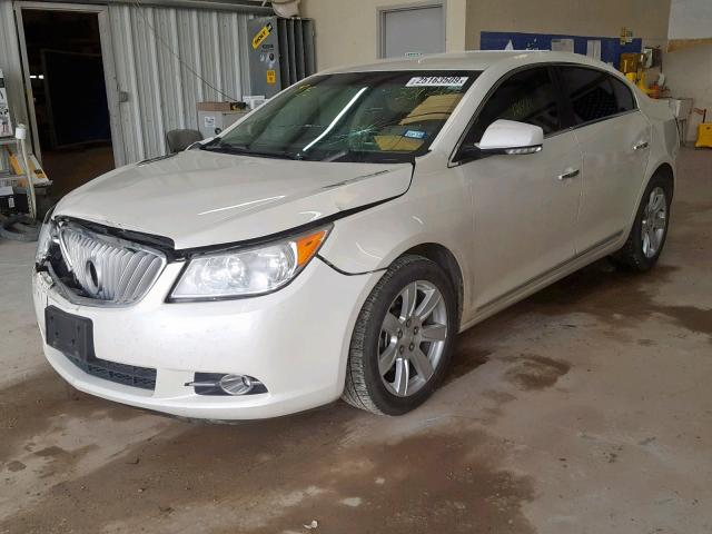 1G4GC5EDXBF339262 - 2011 BUICK LACROSSE C WHITE photo 2