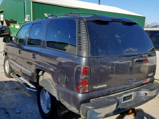 1GKEK13T63J223688 - 2003 GMC YUKON GRAY photo 3