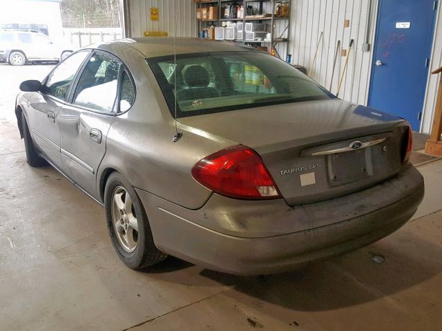 1FAFP55U42A177393 - 2002 FORD TAURUS SES GREEN photo 3