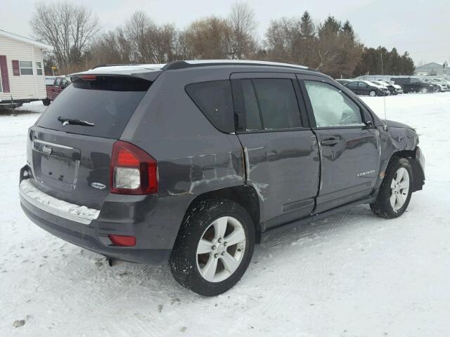 1C4NJDAB1FD364942 - 2015 JEEP COMPASS SP GREEN photo 4