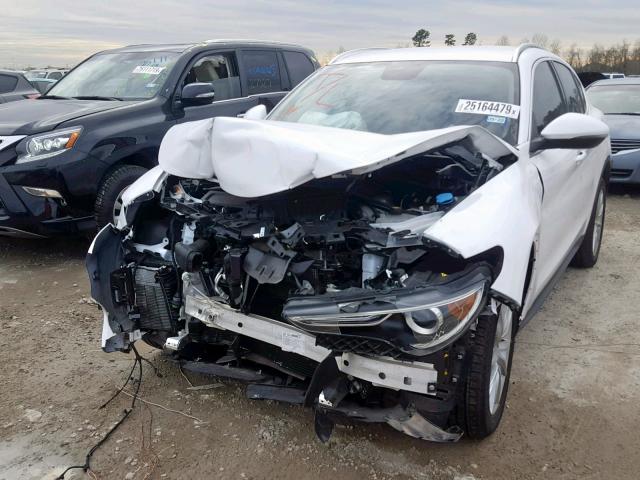 ZASFAKBN4J7B76657 - 2018 ALFA ROMEO STELVIO TI WHITE photo 2