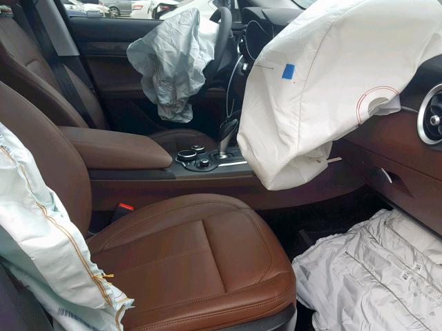 ZASFAKBN4J7B76657 - 2018 ALFA ROMEO STELVIO TI WHITE photo 5