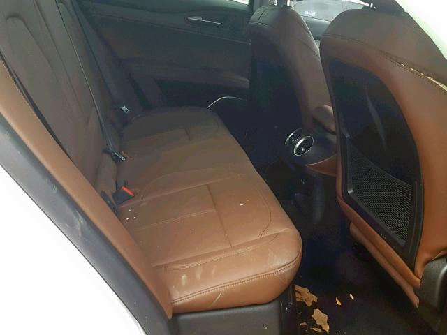ZASFAKBN4J7B76657 - 2018 ALFA ROMEO STELVIO TI WHITE photo 6