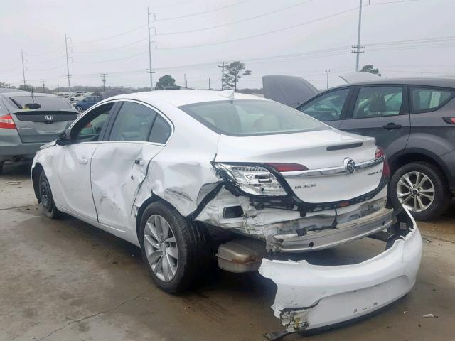 2G4GR5GX3H9105374 - 2017 BUICK REGAL PREM WHITE photo 3