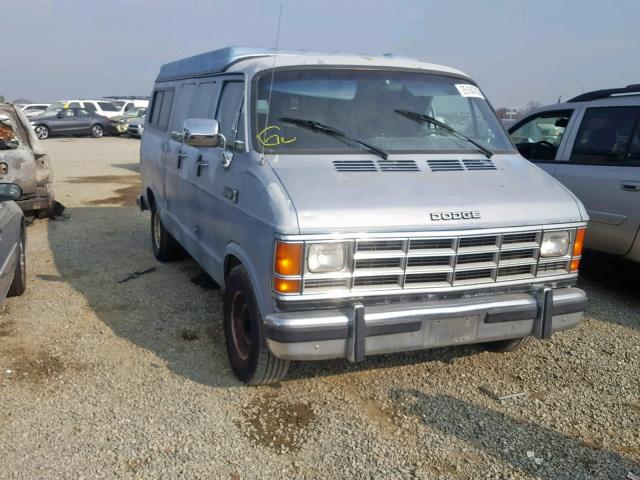 2B6HB21Y4KK398221 - 1989 DODGE RAM VAN B2 BLUE photo 1