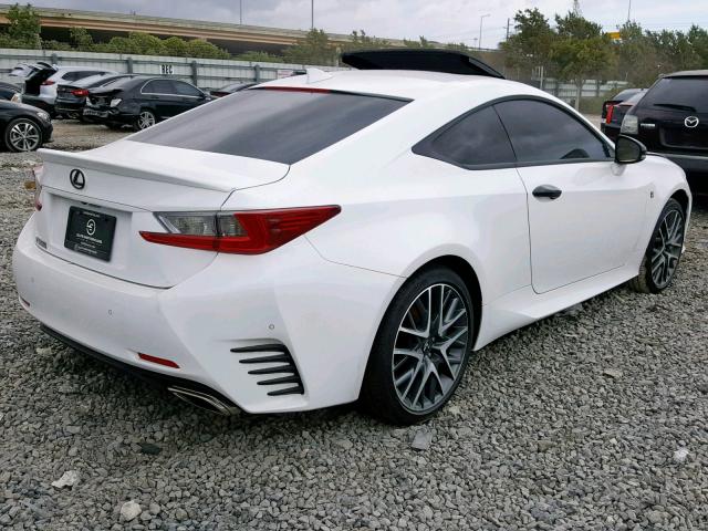 JTHSE5BCXF5003609 - 2015 LEXUS RC 350 WHITE photo 4