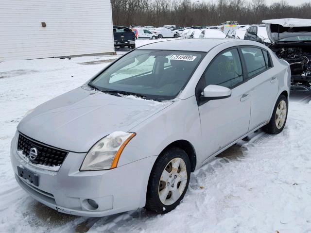 3N1AB61E78L719856 - 2008 NISSAN SENTRA 2.0 SILVER photo 2