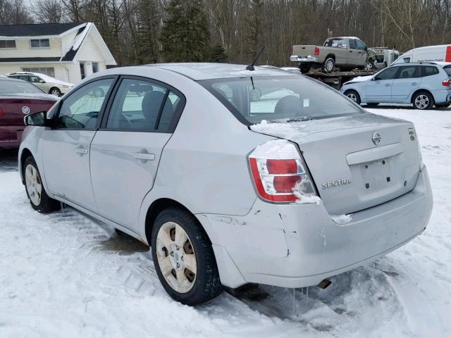 3N1AB61E78L719856 - 2008 NISSAN SENTRA 2.0 SILVER photo 3