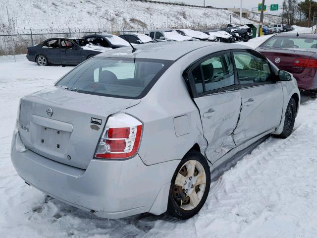 3N1AB61E78L719856 - 2008 NISSAN SENTRA 2.0 SILVER photo 4