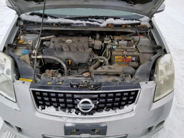 3N1AB61E78L719856 - 2008 NISSAN SENTRA 2.0 SILVER photo 7