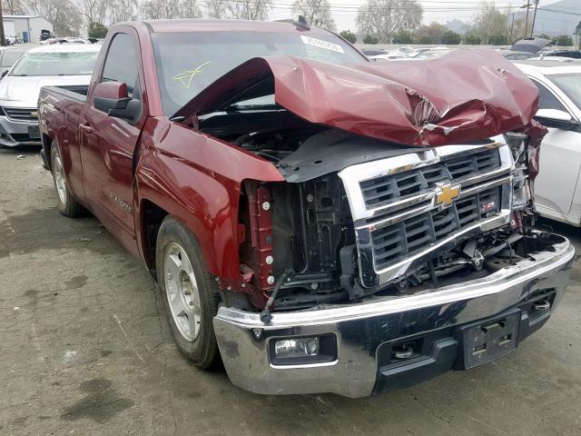 1GCNCREC2FZ295725 - 2015 CHEVROLET SILVERADO MAROON photo 1