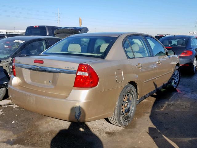 1G1ZS57N87F151474 - 2007 CHEVROLET MALIBU LS GOLD photo 4