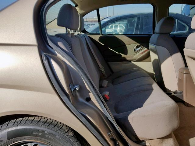 1G1ZS57N87F151474 - 2007 CHEVROLET MALIBU LS GOLD photo 6