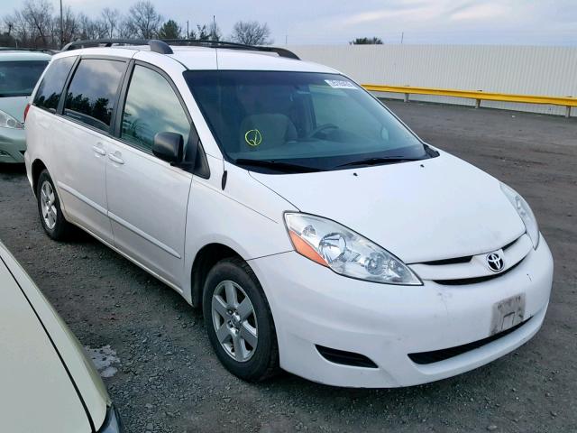 5TDZK23C38S213648 - 2008 TOYOTA SIENNA CE WHITE photo 1