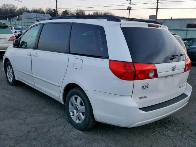 5TDZK23C38S213648 - 2008 TOYOTA SIENNA CE WHITE photo 3