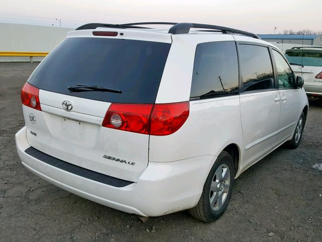 5TDZK23C38S213648 - 2008 TOYOTA SIENNA CE WHITE photo 4