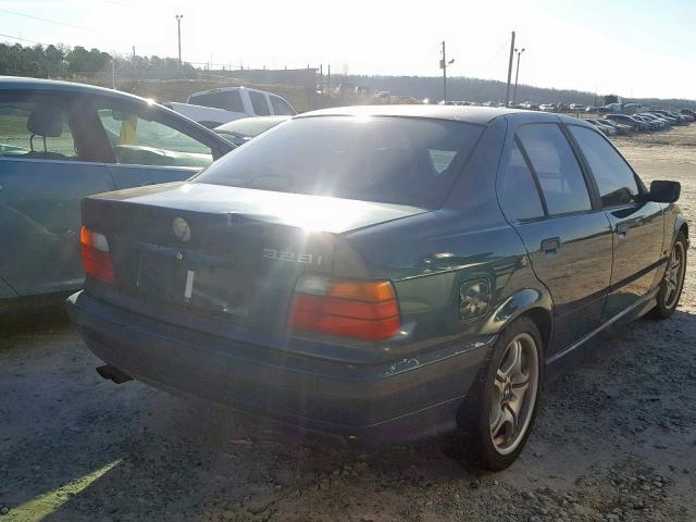 WBACD4328VAV46677 - 1997 BMW 328 I AUTO GREEN photo 4