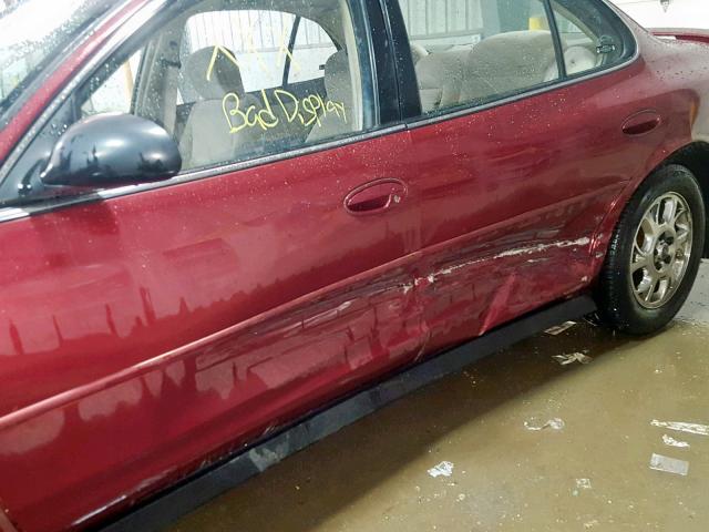 1G3WH52HX2F252793 - 2002 OLDSMOBILE INTRIGUE G RED photo 9