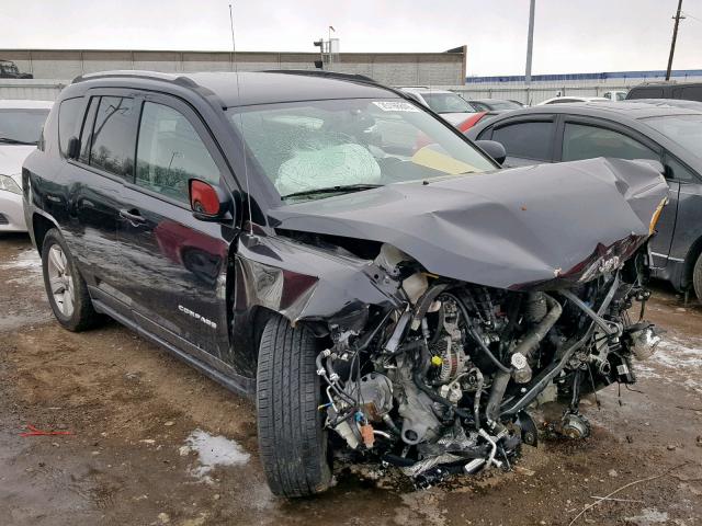 1C4NJDBB0HD105859 - 2017 JEEP COMPASS SP BLACK photo 1