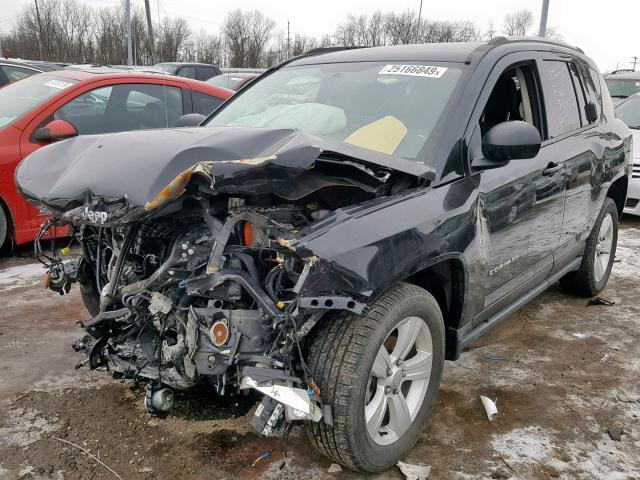 1C4NJDBB0HD105859 - 2017 JEEP COMPASS SP შავი ფოტო 2