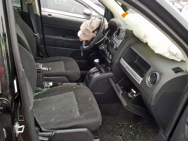 1C4NJDBB0HD105859 - 2017 JEEP COMPASS SP შავი ფოტო 5