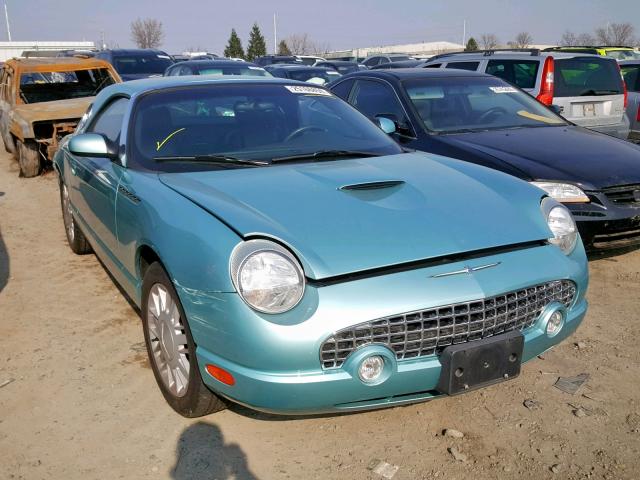 1FAHP60A22Y111301 - 2002 FORD THUNDERBIR TEAL photo 1