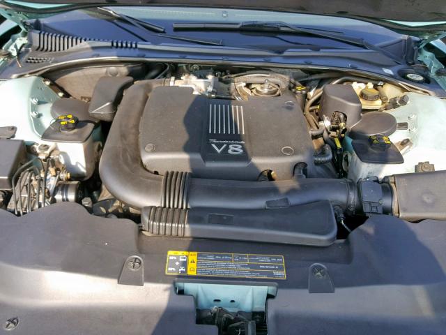 1FAHP60A22Y111301 - 2002 FORD THUNDERBIR TEAL photo 7