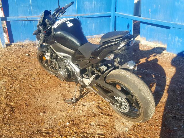 JKAZR2A13HDA15030 - 2017 KAWASAKI ZR900 BLACK photo 3