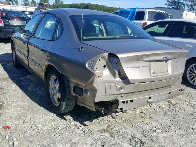 1FAFP55264A206300 - 2004 FORD TAURUS SES TAN photo 3