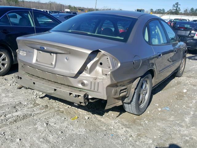 1FAFP55264A206300 - 2004 FORD TAURUS SES TAN photo 4