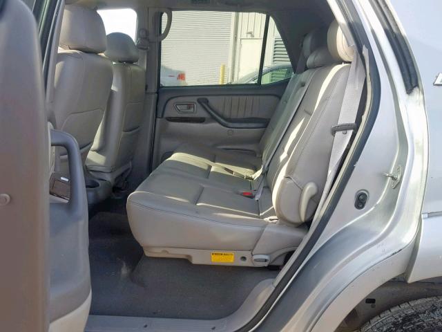 5TDBT48A92S135921 - 2002 TOYOTA SEQUOIA LI SILVER photo 6