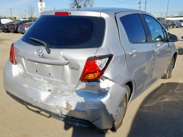 VNKKTUD34GA059673 - 2016 TOYOTA YARIS L GRAY photo 4