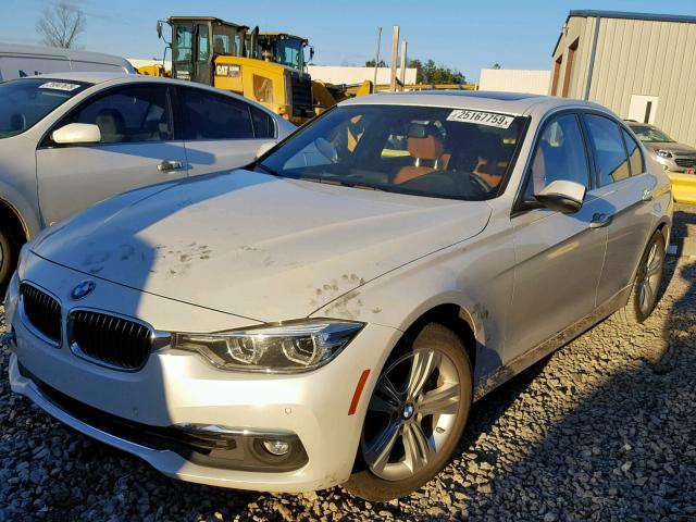 WBA8B9G53HNU50286 - 2017 BMW 330 I WHITE photo 2