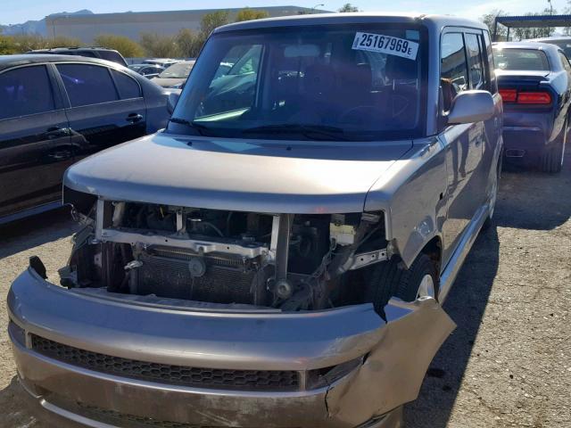 JTLKT334650202790 - 2005 TOYOTA SCION XB SILVER photo 2