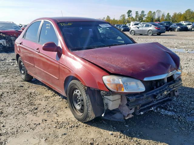 KNAFE121275403415 - 2007 KIA SPECTRA EX MAROON photo 1