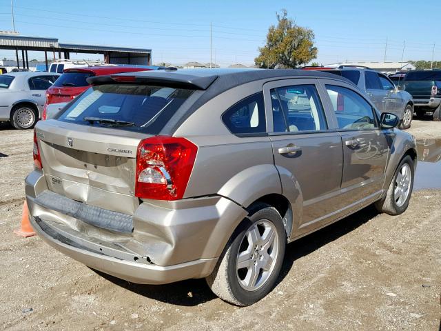 1B3HB48A49D144532 - 2009 DODGE CALIBER SX GOLD photo 4