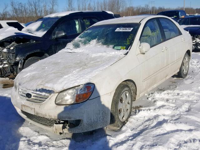 KNAFE122175381920 - 2007 KIA SPECTRA EX WHITE photo 2