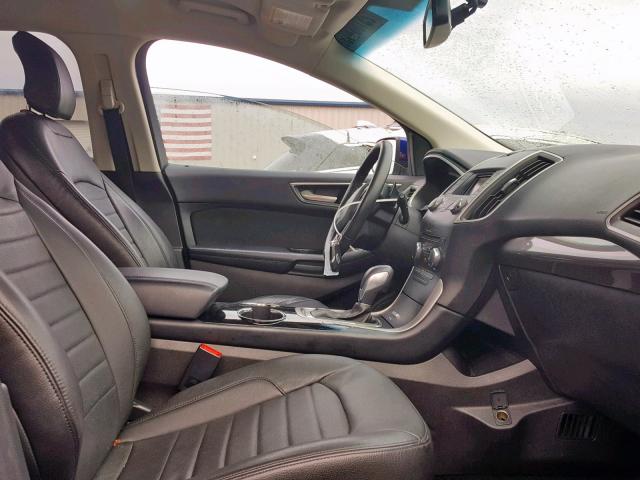 2FMTK3J96FBC38136 - 2015 FORD EDGE SEL BLUE photo 5