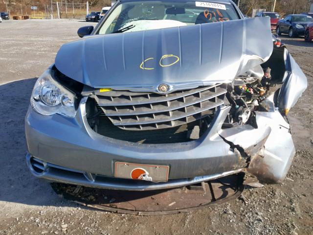 1C3LC46K18N156507 - 2008 CHRYSLER SEBRING LX BLUE photo 7