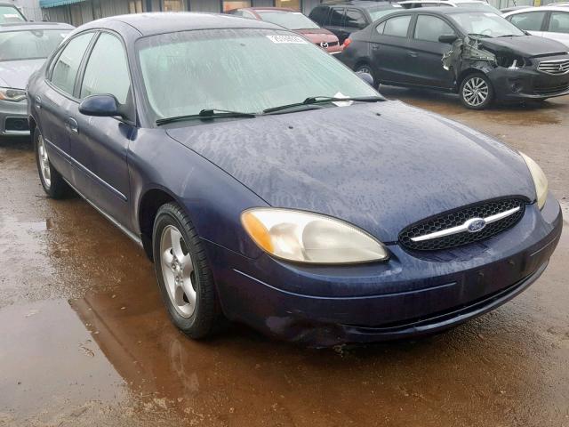 1FAFP55U01G178438 - 2001 FORD TAURUS SES BLUE photo 1