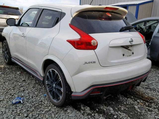 JN8DF5MV3ET150052 - 2014 NISSAN JUKE NISMO WHITE photo 3