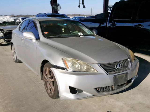 JTHBK262875038773 - 2007 LEXUS IS 250 SILVER photo 1